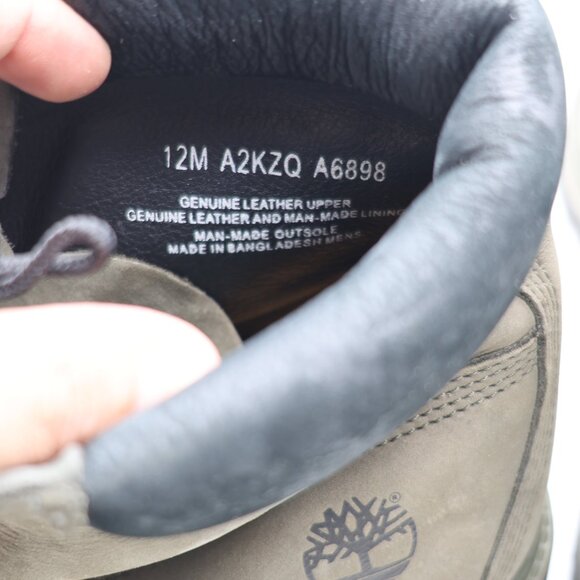 Timberland 6-inch Premium Waterproof Gray Boots Men US Size 12 M A6898 - Picture 3 of 12